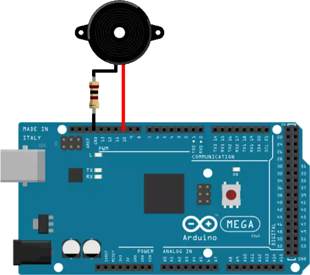 arduino mega buzzer device