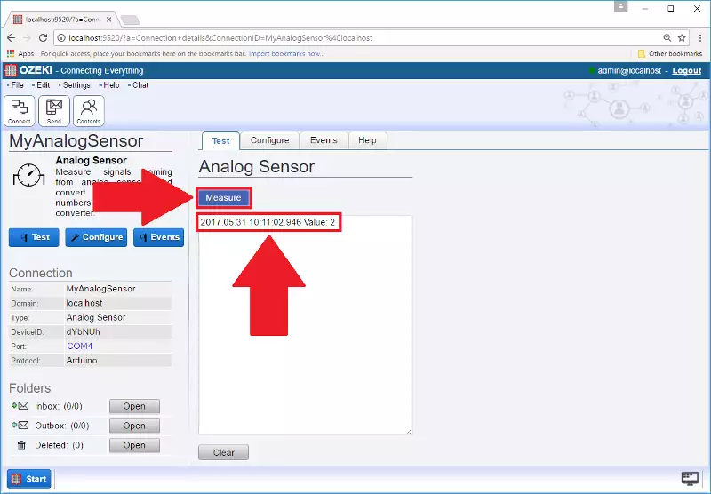 mesure analog data