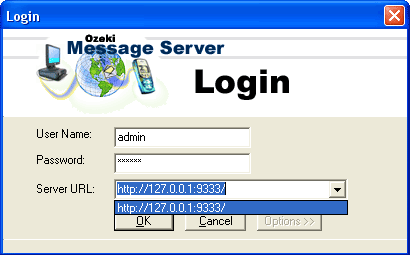 login form